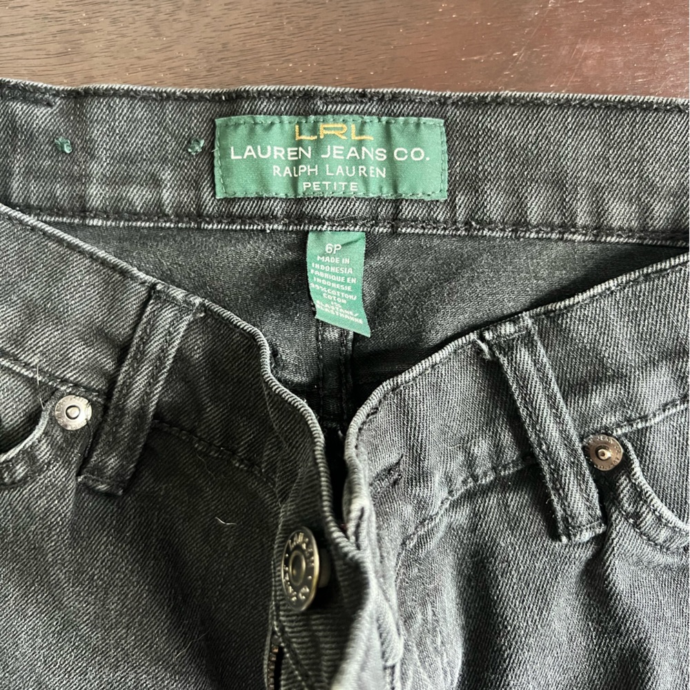 Ralph Lauren Charcoal Denim Trousers